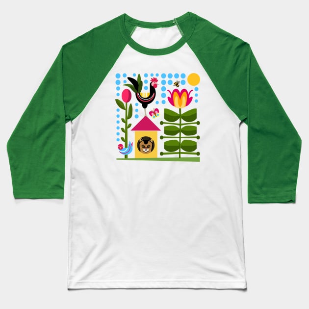 Garden Baseball T-Shirt by AdrianaStore